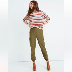Madewell High-Rise Cargo Fatigue Pants
